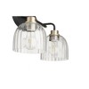Quorum Lighting Espy 2-Light Vanity, Noir/Aged Brass, Glass, 15.5W, 9.25H, 7D - 2 of 2