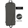 WallyBags 52" Premium Travel Garment Bag with shoulder strap and two large pockets - 3 of 4