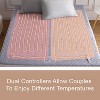 Air Layer Electric Mattress Pad Cover with 5 Heat Settings & 10 Hours Auto Off, Bed Warmer Washable Heating Mattress Pad - 2 of 4
