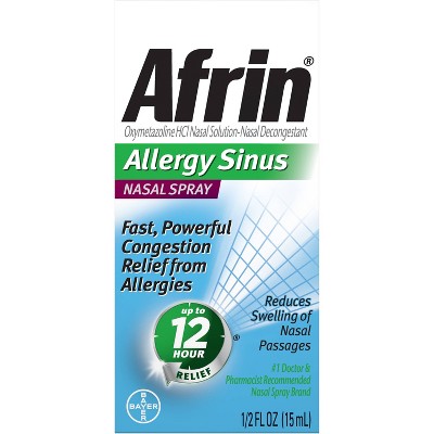 Afrin Allergy Sinus Spray - 0.5 fl oz