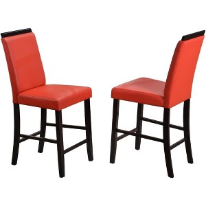 Kings Brand Furniture Arecibo Furniture Counter Parsons Dining Chairs, Set of 2 - 1 of 4