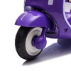 SEVOBAL Toy Vehicles, Kids Three-Wheel Ride On Car with Storage and Audio Features for Children Outdoor Play, Purple, 41.34"*16.54"*27.56" - 4 of 4