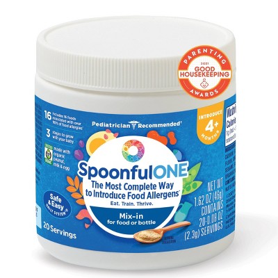 SpoonfulONE Early Allergen Introduction Mix-in for Food and Bottle - 1.62 oz