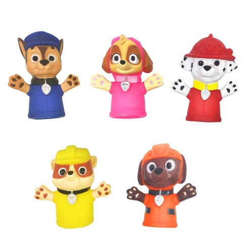 Nickelodeon Finger Bath Puppets, Paw Patrol, 3+ - 5 puppets