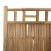 vidaXL 5-Panel Bamboo Room Divider - Folding Privacy Screen for Indoor/Outdoor Use 78.7" Width x 70.9" Height - 4 of 4