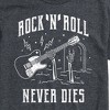 Men's - Instant Message - Rock N Roll Never Dies Short Sleeve Graphic T-Shirt - 2 of 4