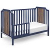 Acoinel Wooden Crib with Natural Accents for Nursery - 4 of 4