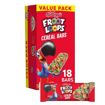 Fruit Loops Cereal Breakfast Bar - 18ct
