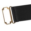 INSPIRE CHIC Women's Mirror Metal Gold Tone Plate Elastic Cinch Skinny Waist Belt - 3 of 4