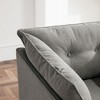 Oversized Warp Knitting Fabric Armchair Accent Chair with Removable Cushions and High Backrest for Living Room - 4 of 4