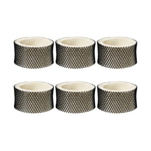 Nispira Humidifier Wick Filter Replacement Compatible with Holmes Type A HWF62 HWF62CSHM1281, HM1701, HM1761, HM1297 and HM2409, 6 Units - 1 of 3