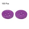 Unique Bargains Resin DIY Craft Flat 4-Hole Sewing Buttons 100 Pcs - 3 of 4
