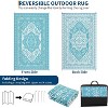 Patio Outdoor Rug, Waterproof Reversible Plastic Straw Rugs, Outside Carpet RV Mat for Patio Camp Balcony Deck Picnic - 3 of 4