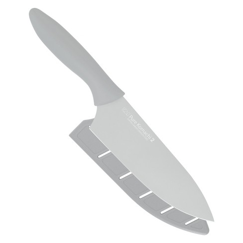 Kai Pure Komachi 2 Light Gray Stainless Steel 6 Inch Chef's Knife with  Sheath