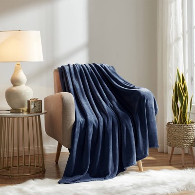 Inhand Fleece Throw Blanket for Couch Sofa or Bed, 50" x 60" Soft Fuzzy Plush Blanket, Luxury Flannel Blanket, Super Cozy and Comfy for All Seasons