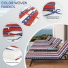 PAGED 2-Piece Polyester Patio Chaise Lounge Cushion Replacement Patio,Patio Cushion with High Resilience Sponge for Pool,Deck,Red Striped - 4 of 4