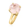 Ross-Simons 3.20 Carat Rose Quartz Ring in 14kt Yellow Gold - 3 of 4