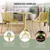 WestinTrends Playa 23.5" Outdoor Polypropylene Resin Round Patio Bistro Dining Table for 2 - 4 of 4