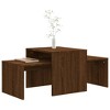 vidaXL Coffee Table Brown oak Engineered wood Expandable Coffee Table - 3 of 4