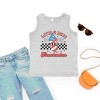 The Juniper Shop Little Miss Firecracker Checkered Youth Tank Top - 3 of 4