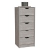 NicBex Modern Wooden Dresser with 6 Spacious Drawers Minimalist Closet Organizers and Storage for Bedroom, Living Room, Hallway - 4 of 4