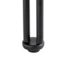Lifestorey Folio Metal and Glass Sofa Table Black: Mid-Century Modern Entryway Table, Powder-Coated Frame - 3 of 4