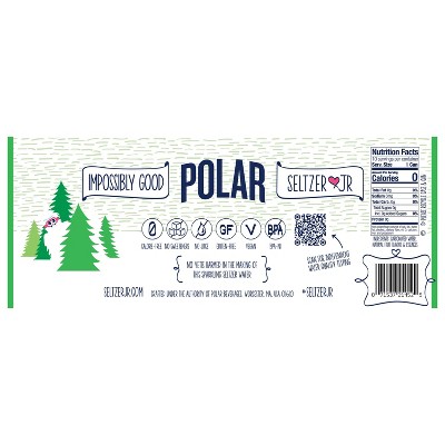Polar Jrs Yeti Mischief Sparkling Water - 10pk/7.5 fl oz