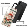 BONGEEK Case Compatible with Samsung Galaxy S23 Plus,Scratch Resistant Hybrid 2-Layer Hard Shell Bright Phone Case,Christmas Santa Green Leaves Cute - 2 of 4