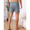 INSPIRE CHIC Men's Comfortable Breathable Cotton Mid-Waisted Striped Boxer Shorts - 3 of 4