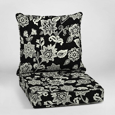 black white cushions