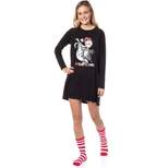 The Nightmare Before Christmas Women's Jack Skellington Sleep Shirt w/ Socks
