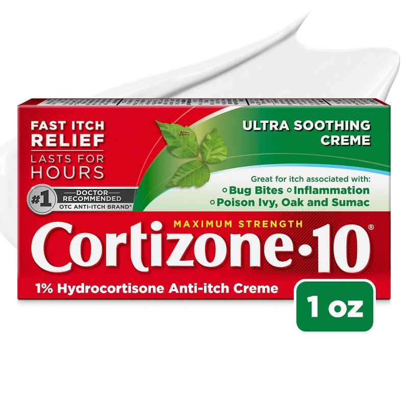 Cortizone 10 Plus Ultra Moisturizing Anti-Itch Cr&#232;me - 1oz, 1 of 11