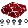 Elegant Comfort Super Soft Christmas Prints Blanket Home D¨¦cor, Warm Cozy Throws for Winter Bedding. - 4 of 4
