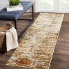 2'x6' Washable Soft Runner Rug, Abstract Design for Bedroom, Living Room, Kitchen, Non-Slip, Stain-Resistant, Low Pile, Blue Grey - 2 of 4