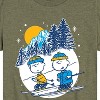 Boys' - Peanuts - Charlie Brown And Linus Skiing Short Sleeve Graphic T-Shirt - 2 of 4