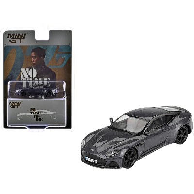 ChAston Martin DBS RHD Gray Metallic 007 James Bond "No Time to Die" (2021) Movie Limited Ed 1/64 Diecast Model Car by Mini GT