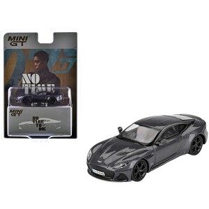 ChAston Martin DBS RHD Gray Metallic 007 James Bond "No Time to Die" (2021) Movie Limited Ed 1/64 Diecast Model Car by Mini GT - 1 of 4