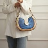 MKF Collection Jain Women’s Luxe Croc-Embossed Half Moon Shoulder Bag by Mia K - 3 of 4