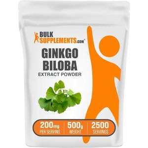 BulkSupplements Ginkgo Biloba Extract Powder - 1 of 4