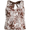 Lands' End Women's Lightweight Jersey Blouson Vneck Tank - 3 of 4