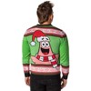 Seven Times Six SpongeBob SquarePants Men's Patrick Star Ugly Sweater Button-Up Knit Cardigan Green - 2 of 4