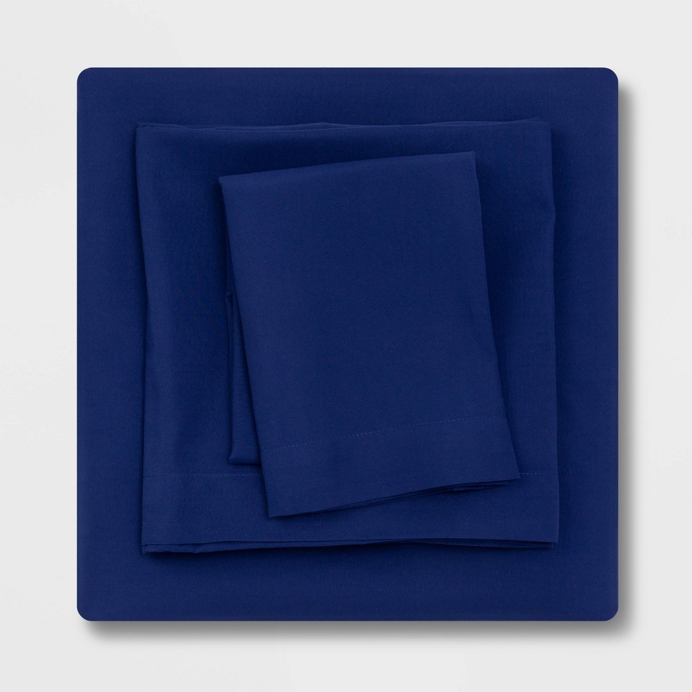 King Microfiber Sheet Set Sapphire - Room Essentials™