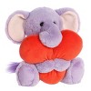 Aurora Medium Heart Huggers Adora Elephant Valentine Heartwarming Stuffed Animal Purple 10" - 2 of 4