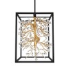 Possini Euro Design Carrine Black Gold Pendant Chandelier 15 1/4" Wide Modern Clear Crystal 4-Light Fixture for Dining Room House Foyer Kitchen Island - 3 of 4