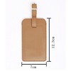 Unique Bargains Identifiers Bag Name Address ID Suitcase PU Leather Label Travel Luggage Tag - 4 of 4