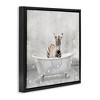 Stupell Industries Baby Zebra Bath Time, 25" x 25" - 3 of 4