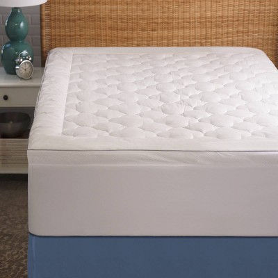 Queen Size Cooling Cotton Down Alternative Mattress Pad