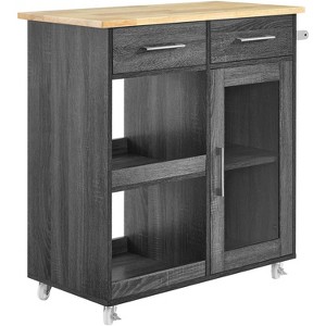 Modway Culinary Kitchen Cart With Towel Bar - 1 of 3