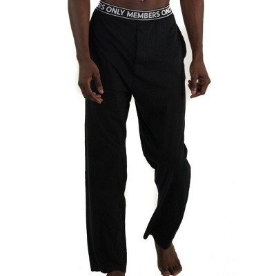Members Only Men's Flannel Sleep Pant 100% Cotton Woven with Two Side Pockets, Soft & Comfortable Loungewear for Men