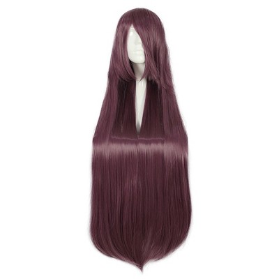 Unique Bargains Women Human Long Hair Wigs 39" with Wig Cap